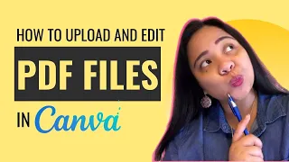 How to Upload and Edit PDF Files in Canva | SavvyChic Design