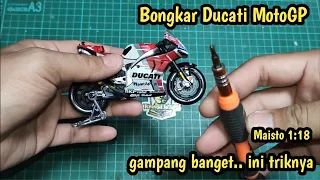 Bongkar Ducati Deamosedici GP18 Diecast MotoGP