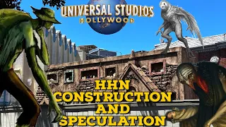 HHN HOLLYWOOD 2023 EARLY AUGUST CONSTRUCTION AND SPECULATION MID-SUMMER SCREAM AFTERMATH