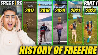 History Of Free Fire😍😭2017-2023 Free Fire Back Part-1 - Garena Free Fire