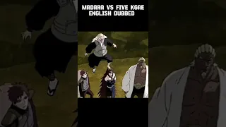 Naruto Shippuden in Hindi Dubbed | Madara Uchiha vs Five kage