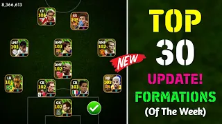 Top 30 Best Unique Formations In eFootball 2024 Mobile || New Best Formation Of The Week 🔥