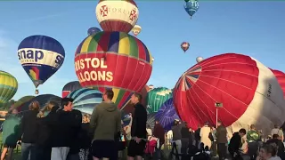 Bristol Balloon fiesta Sun Am 17