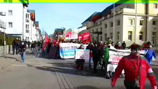 Anti-AfD-Demo in Heidenheim am 23. Februar 2019