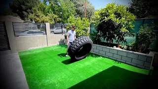 Workout Artificial Grass Installation