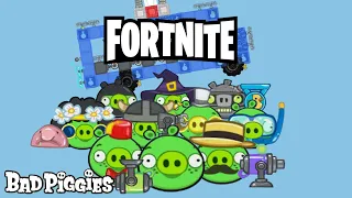 Fortnite in Bad Piggies! Round 1 of the game!