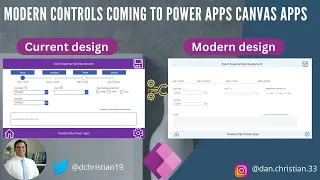 Modern Controls Coming to Power Apps Canvas Apps