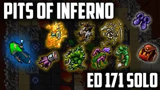 ED 171 PITS OF INFERNO QUEST SOLO - TIBIA
