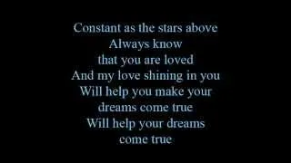 Constant as the stars above - lyrics