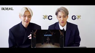 EXO [ BAEKHYUN / KAI ] reaction to BLACKPINK LISA - "MONEY" DANCER PRACTICE