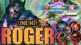 ONE HIT DELETE BUILD ROGER!! NEW COMBO ROGER and PREVIOUS | LAARNROGER |✓ [MLBB]✓