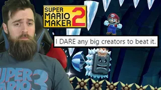 He DARED Me to Beat His IMPOSSIBLE HOTGARBAGE [SUPER MARIO MAKER 2]