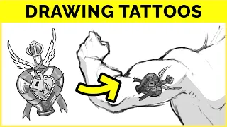 🔴 How to Draw TATTOOS (on characters)