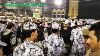 Beautiful view of Holy Kaaba door opening in Makkah #youtubeshortsvideo #viral #trending videos