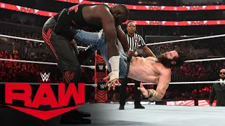Omos squishes Elias like a bug: Raw, April 3, 2023