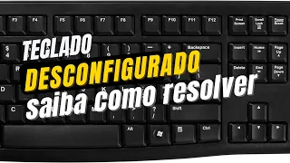 Problema Teclado Notebook, Computador, Teclas Invertidas, Desconfigurado. Saiba como resolver!