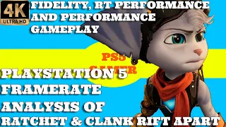 Ratchet & Clank: Rift Apart - 4k Fidelity ,RT Performance and Performance mode comparison - PS5