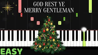 How to play God Rest Ye Merry Gentleman - Pentatonix - EASY Piano Tutorial - Tunes With Tina