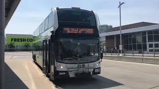 GO Transit Short Ride Video on 8405 on route 36B Brampton / North York Express to Bramalea Terminal