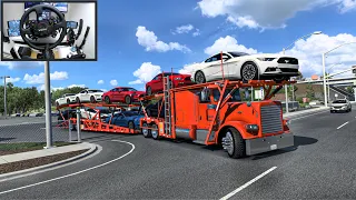 The Ultimate Car Hauler Experience: Shipping Muscle Autos in California - American Truck Simulator