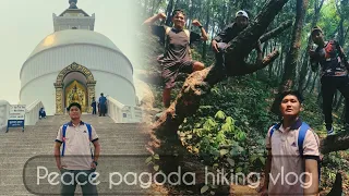 peace pagoda hiking vlog | Best place to hike near pokhara | new route