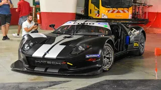 BEST OF TOP MARQUES MONACO 2023 Day 1 - (Ford GT1, 1981 Ensign MN181-B, Black Enzo, 430 Challenge,..