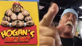 Wrestlemania's Hulk Hogan Interview at his Orlando Beach Shop Including Shop Tour & More