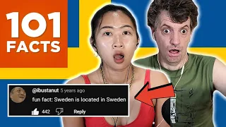 Our Reaction to 101 Facts About Sweden! (Part 1)