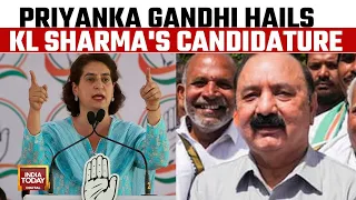 Priyanka Gandhi Makes An Emotional Appeal In Amethi, Endorses KL Sharma's Candidature | India Today