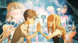 「Somewhere Only We Know」|| YOUR LIE IN APRIL「AVM/EDIT 4K」