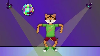 Сучасна дитяча руханка - танець, фізкультхвилинка "Tiger Dance"