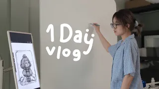 1 day vlog as an ARTIST 🎨 | My life lately | อัพเดทชีวิต