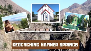 Earthquake Uplift, A Church & Hot Pools! | NZ South Island GEOCACHING 2021