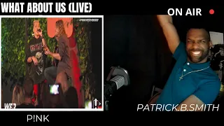 P!NK- What About Us (Acoustic) LIVE at WFR 2017-REACTION VIDEO