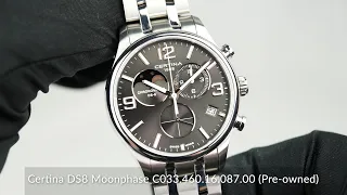 Certina DS8 Moonphase C033.460.16.087.00 (Pre-owned)