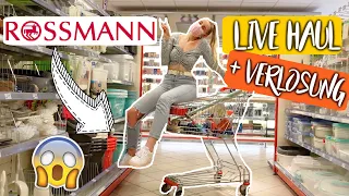 ENDLICH WIEDER! 🛍 ROSSMANN LIVE HAUL + XL Verlosung! 🥳I Ihr entscheidet was IHR GEWINNT! 😍