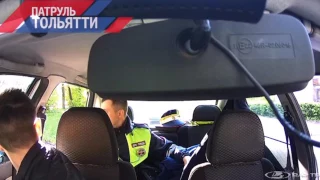 Погоня за пьяным водителем в Тольятти