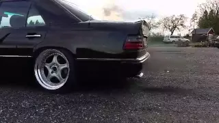 Mercedes w124 with om603 exhaust sound