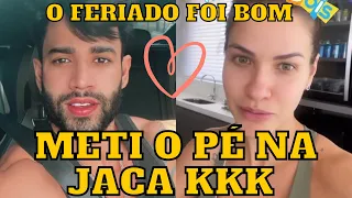 Andressa Suita após postar foto do Gusttavo Lima disse que METEU o PÉ na JACA, entenda no vídeo