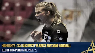 CSM Bucuresti vs Brest Bretagne Handball | Highlights | Round 6 | DELO EHF Champions League 2021/21