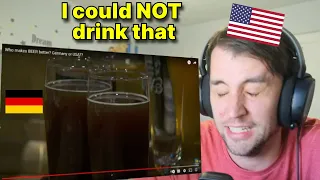 American reacts to Germans trying American beer