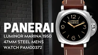 Panerai Luminor Marina 1950 47mm Steel Mens Watch PAM00372 Review | SwissWatchExpo