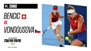 BENCIC vs VONDROUSOVA | Women's Tennis Final - Highlights | Olympic Games - Tokyo 2020
