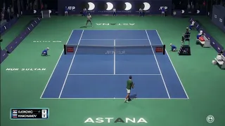 Novak Djokovic vs Karen Khachanov | Astana Open 2022 | AO Tennis 2 (PS4) Gameplay