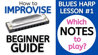 Blues Harmonica Improvisation Lesson 1 - Note Selection