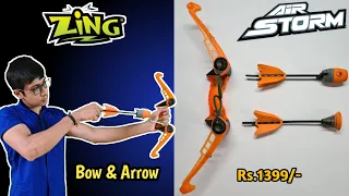 [REVIEW] Zing Air Storm Z Bow Unboxing, Review & Firing Test | Best Bow and Arrow Toys |