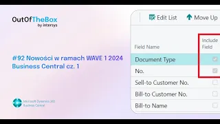 Nowości w ramach WAVE 1 2024 Business Central cz. 1