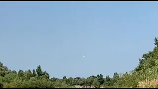 Момент падения самолета в Ивано-Франковской области