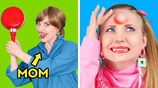 MOM vs DAD || How to deal with family – funny struggles by La La Life Gold