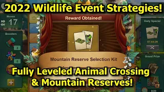 Forge of Empires: 2022 Wildlife Event Strategies! Fully Leveled Animal Crossing + Mountain Reserves!